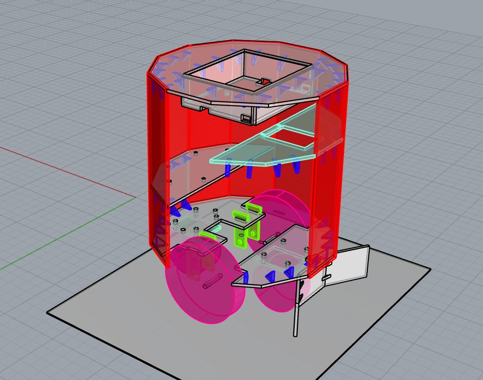 Diseño 3D del robot